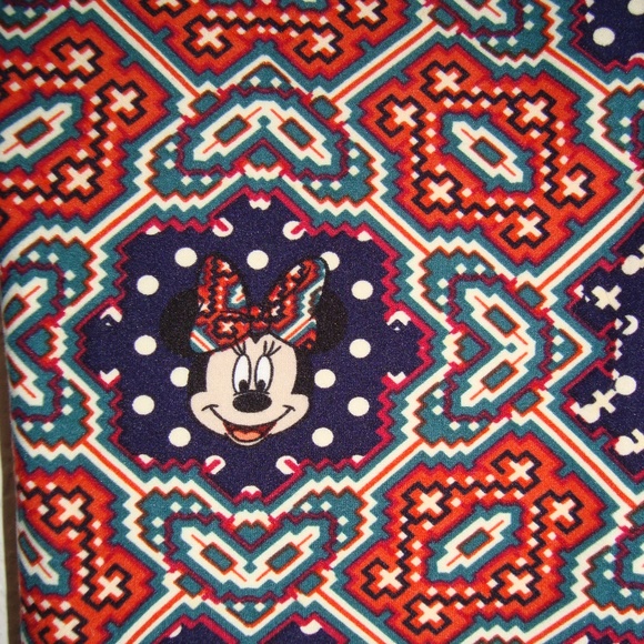 LuLaRoe Pants - LuLaRoe TC Disney Leggings Minnie Mouse NWOT